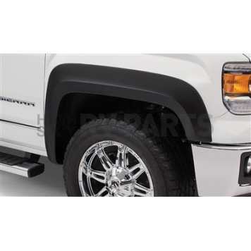 Bushwacker Fender Flare - Black Dura-Flex 2000 ABS Smooth Plastic Matte Set Of 2 - 4014902