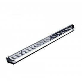 Romik USA Running Board Polished Aluminum Stationary - 32015418