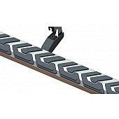 GEM Tube Products Running Board 500 Pound Capacity Aluminum Stationary - 400005