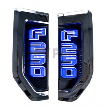 Recon Accessories Emblem - F-250 Passenger and Driver Front Quarter Panel - 264483CH-2