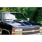 Reflexxion Hood - Widebody Classic Cowl Bare Galvanneal Steel - 706600