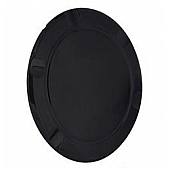 All Sales Fuel Door - Round Aluminum - 6119GK