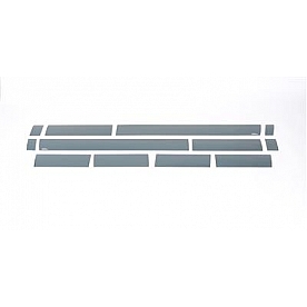 Putco Rocker Panel Molding - Polished Stainless Steel Black Set of 12 - 9751201BP