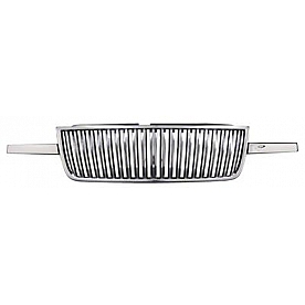 ProEFX Grille - Bar Silver ABS Plastic - EFX3504V