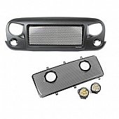 Rugged Ridge Grille - Bare Steel - 1203435