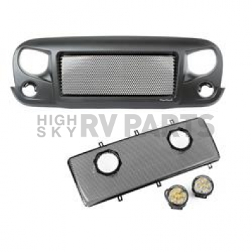 Rugged Ridge Grille - Bare Steel - 1203435