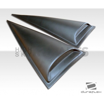 Extreme Dimensions Window Louver - Side Window Fiberglass Black - 102275-1