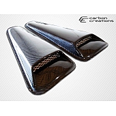 Extreme Dimensions Window Louver - Side Window Carbon Fiber Clear - 103807