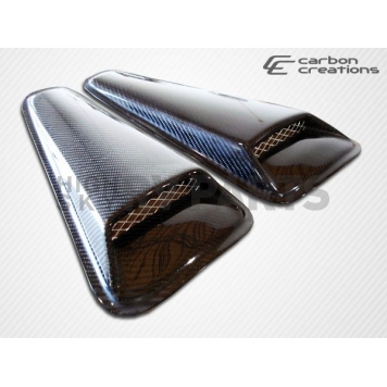 Extreme Dimensions Window Louver - Side Window Carbon Fiber Clear - 103807