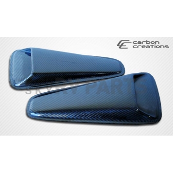 Extreme Dimensions Window Louver - Side Window Carbon Fiber Clear - 103807-1