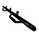 N-Fab Nerf Bar - Truck Wheel to Wheel Black Gloss Powder Coated Steel Round - D0284RC4