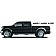 N-Fab Nerf Bar - Truck Wheel to Wheel Black Matte Textured Powder Coated Steel Round - C15113CCTX