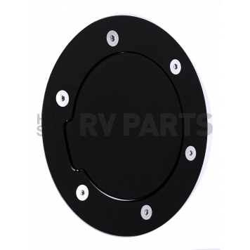 All Sales Fuel Door - Round Aluminum - 6098K