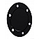 All Sales Fuel Door - Round Aluminum - 6098K