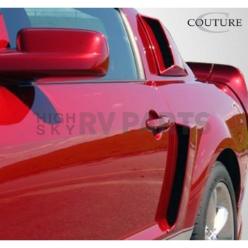 Extreme Dimensions Window Louver - Side Window Polyurethane Black - 104797-5