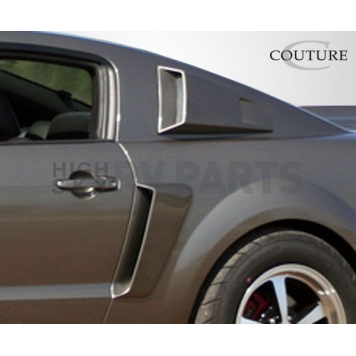 Extreme Dimensions Window Louver - Side Window Polyurethane Black - 104797-6