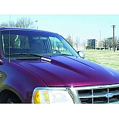Reflexxion Hood - Single Cowl Bare Galvanneal Steel Silver - 701700