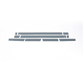 Putco Rocker Panel Molding - Polished Stainless Steel Black Set of 10 - 9751440BP