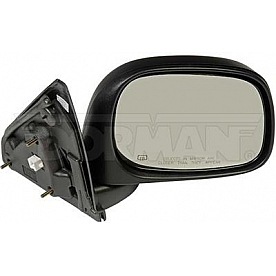 Dorman Exterior Mirror Power Rectangular Black Single - 9551376