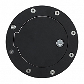 Bully Truck Fuel Door - Round Aluminum - BBS1221CK