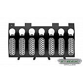 ZROADZ Grille Insert - Laser Cut Black Powder Coated Mild Steel - Z314841