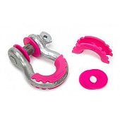 Daystar D-Ring Isolator - 3/4 Inch Pink Polyurethane Set Of 2 - KU70057FP