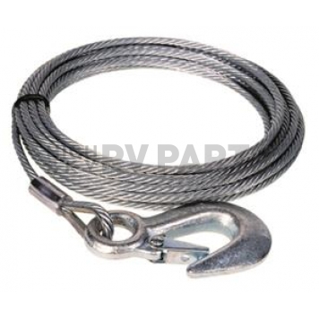 Dutton Lainson Corp Winch Cable - 50 Feet 840 Pounds Galvanized Aircraft Steel - 24044