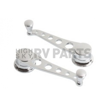 Lokar Performance Window Crank Handle - Steel Silver Set Of 2 - IDH2032