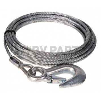 Dutton Lainson Corp Winch Cable - 25 Feet 1960 Pounds Galvanized Aircraft Steel - 24102