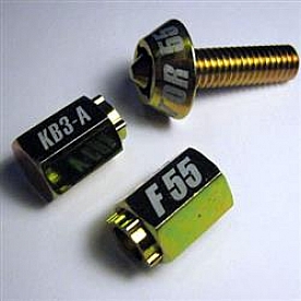 Factor 55 Winch Mount Lock Bolt Carbon Steel Single - 00001