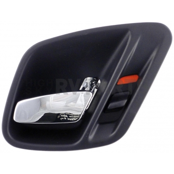 Help! By Dorman Interior Door Handle - Plastic Black Housing With Silver Lever Single - 81659
