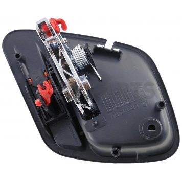 Help! By Dorman Interior Door Handle - Plastic Black Housing With Silver Lever Single - 81659-1