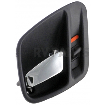 Help! By Dorman Interior Door Handle - Plastic Black Housing With Silver Lever Single - 81659-2