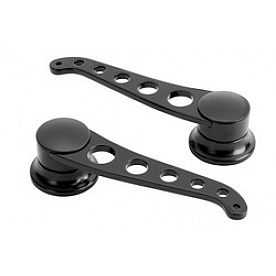 Lokar Performance Interior Door Handle - Silver Chrome Plated Steel Set Of 2 - XIDH2025