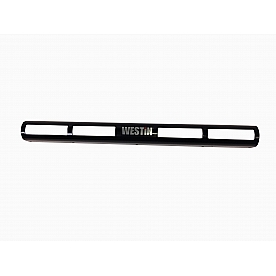 Westin Public Safety Bumper Push Bar Top Channel Cover Powder Coated Black Steel -  36-6005SMP4