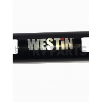 Westin Public Safety Bumper Push Bar Top Channel Cover Powder Coated Black Steel -  36-6005SMP4-2