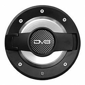 DV8 Offroad Fuel Door - Round Aluminum - P190024BLK