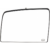Help! By Dorman Exterior Mirror Glass Rectangular Power Single - 56494