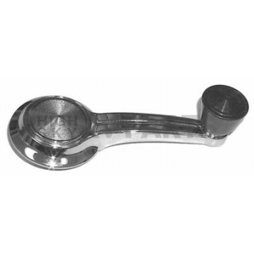 Goodmark Industries Window Crank Handle - Silver/ Black Knob Die Cast Single - CX42165