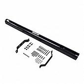 Westin Public Safety Bumper Push Bar Top Channel Cover Powder Coated Black Steel - 36-6015C2CH