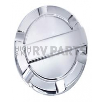 All Sales Fuel Door - Round Aluminum - 6952P