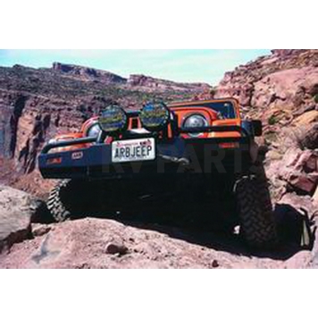 ARB Bumper Steel Powder Coated Deluxe Bar Black 1-Piece - 3450070
