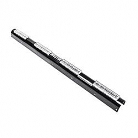 Westin Public Safety Bumper Push Bar Top Channel Cover Powder Coated Black Steel - 36-6015C4CH