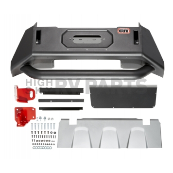 ARB Bumper Steel Powder Coated Black Stubby Bar 1-Piece - 3450470