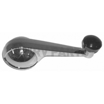 Goodmark Industries Window Crank Handle - Silver/ Black Knob Die Cast Single - CK42154