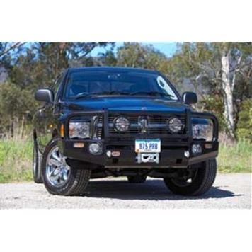 ARB Bumper Steel Powder Coated Deluxe Bar Black 1-Piece - 3452020