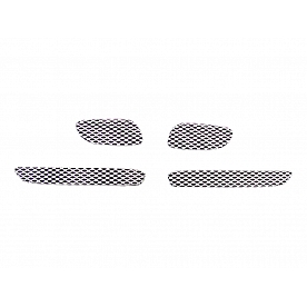 Street Scene Grille Insert - Mesh Aluminum Silver Satin - 95077901