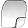 Help! By Dorman Exterior Mirror Glass Square Power Single - 56176