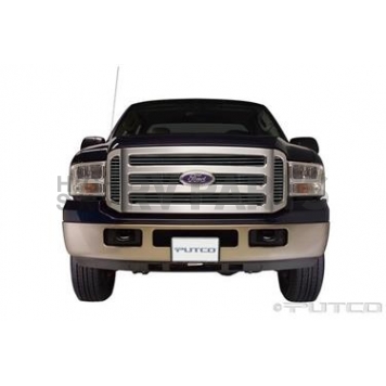 Putco Grille Insert - Polished Aluminum Rectangular - 71155