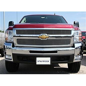 Putco Grille Insert - Polished Aluminum Rectangular - 71163